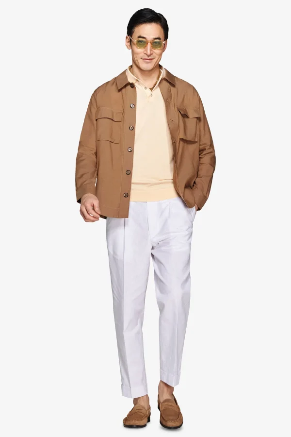 Overshirt tecnica tabacco