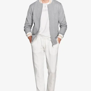 Bomber DNJ grigio melange