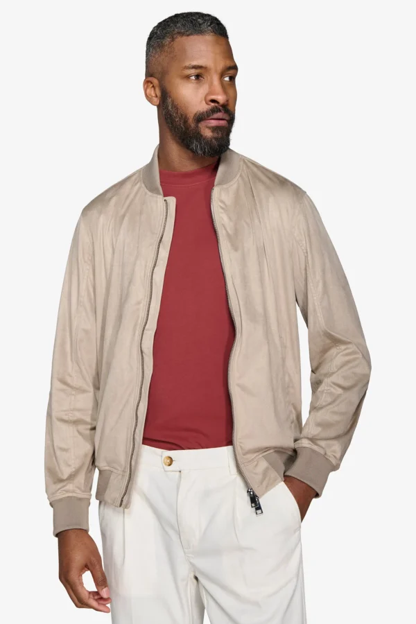 Bomber ecosuede beige - Image 2