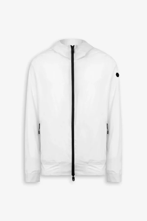 Giubbino modello felpa full zip DNJ bianco
